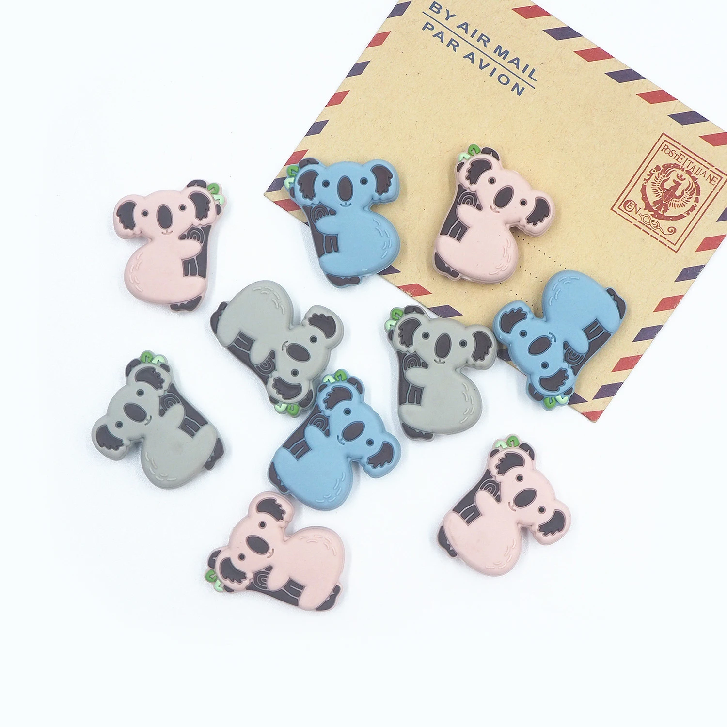 chenkai-50pcs-koala-focal-beads-silicone-charms-for-pen-making-character-beads-for-beadable-pen-diy-baby-pacifier-dummy-chains