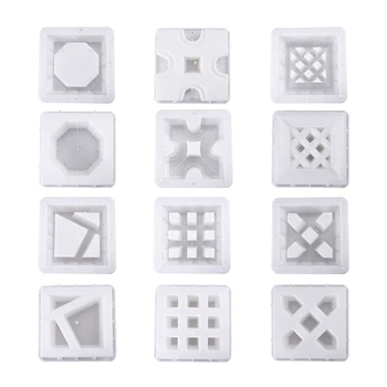 3D Antique Cement Lattice Mold 1