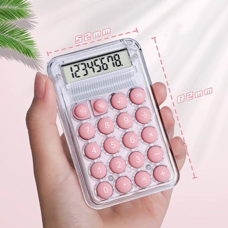 Silent Calculator Mini Version Learning Auxiliary Portable Electronic Calculator