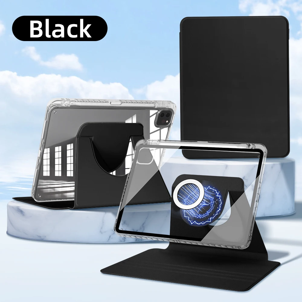 Magnetic Charging Auto Wake-Up Tablet Case Cover