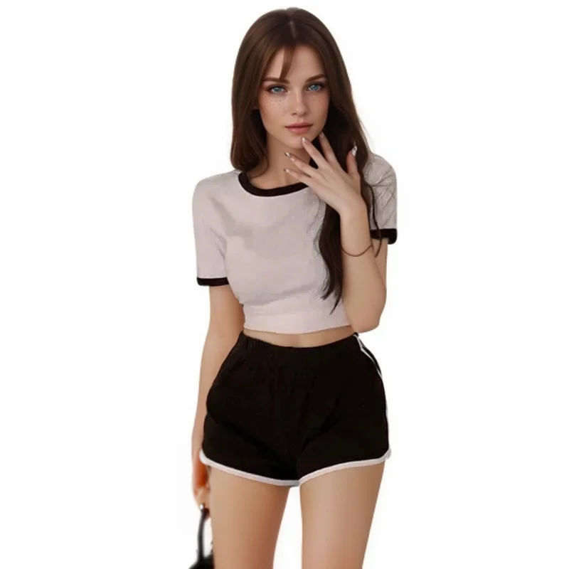 

Two Piece Outfits for Women Clothes Sets Button Down Top and Shorts Set Sweatsuits