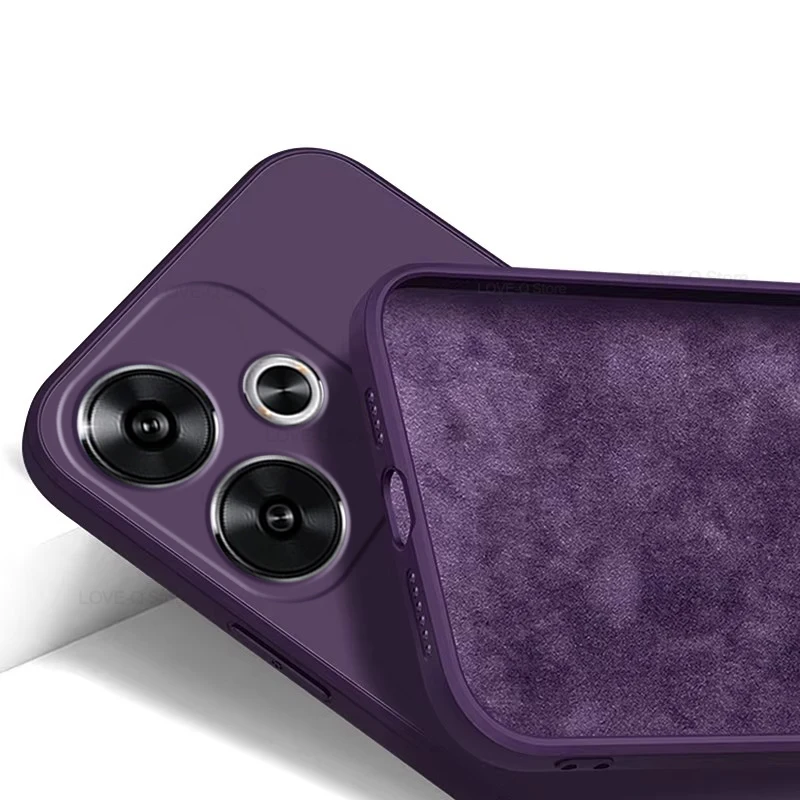Luxury Liquid Silicone Shockproof Soft Phone Case - Elegant Design