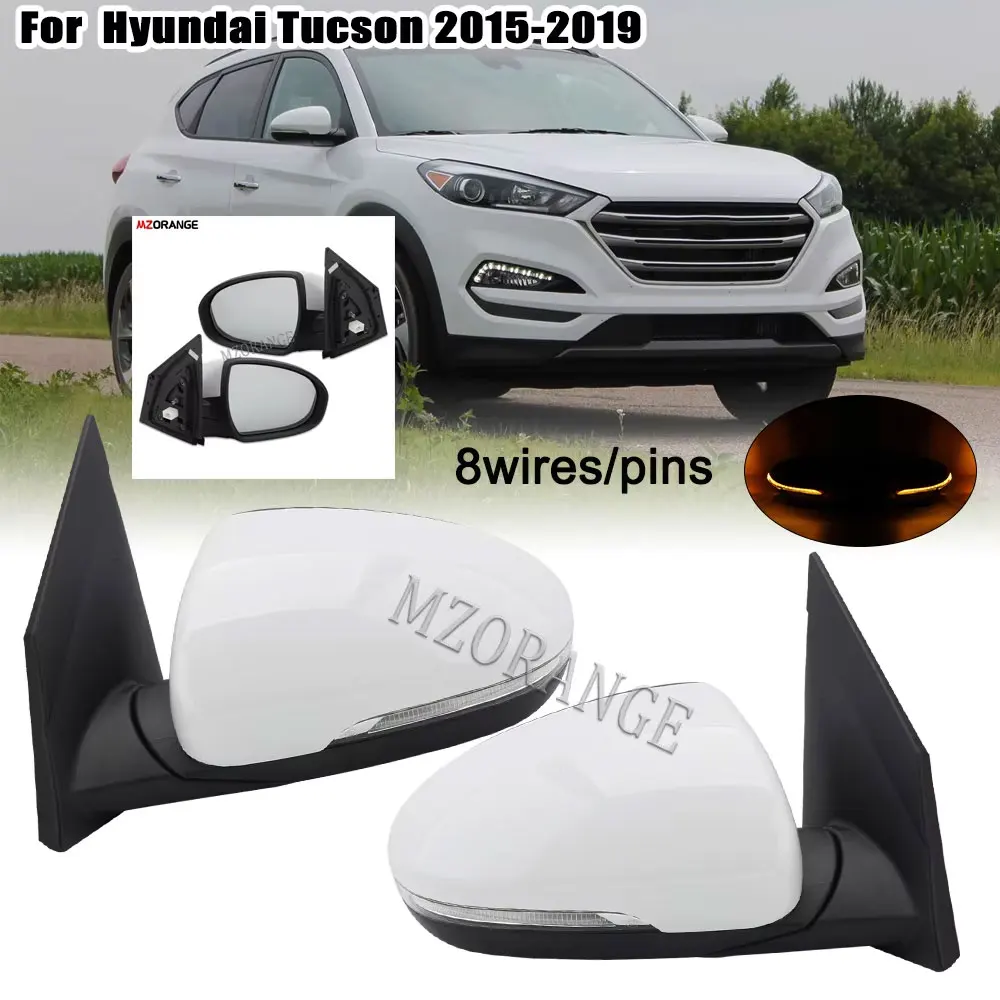 バックミラーアセンブリ、 車のバックミラーアセンブリと互換性ヒュンダイ I20 2016 2017 自動電動折りたたみウインカー加熱  自動電動折りたたみ ウインカー加熱レンズ調整ミラー Assy ヒュンダイ I20 2016 2017 車のバックミラーアセンブリと互換 Car  Rearview Mirror ... ミラーアセンブリ と互換性のあるヒュンダイ i20 2016 2017 車用バックミラーアセンブリ(L)