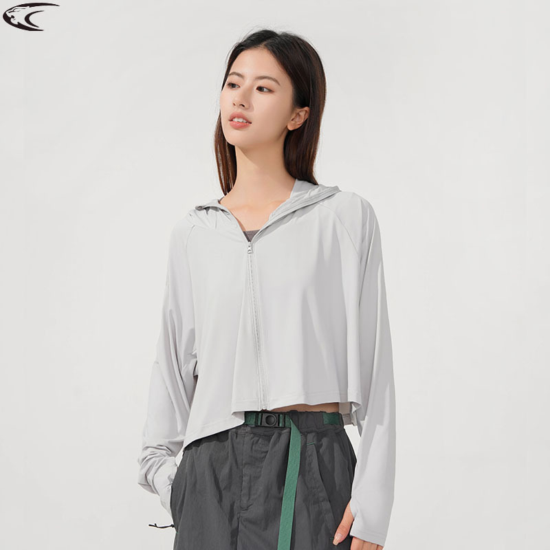 LNGXO Women's Summer Shawl Jacket Quick Dry Anti-UV Breathable Outdoor Clothing for Hiking Camping Climbing Sun Protection