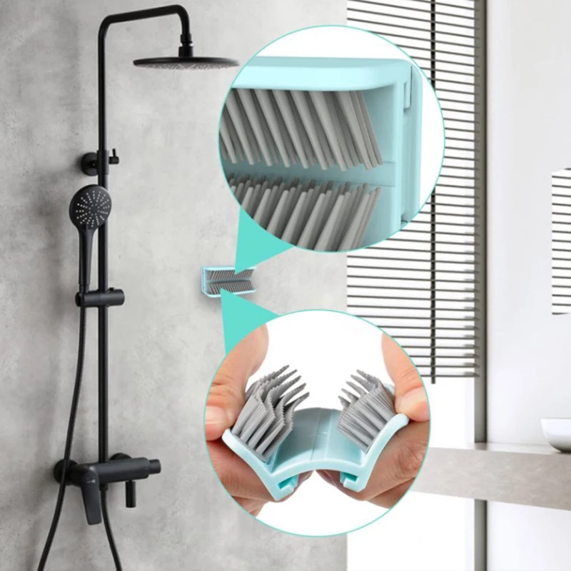 Reusable Wall Mounted Silicone Shower Catch Hair Catcher Collector 1Pc for Sink Bathtub Bathroom Accessories