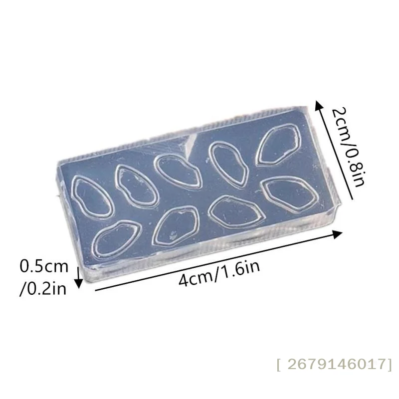 【YY26】네일 아트 소프트 실리콘 몰드 불규칙한 속이 빈 테두리 몰드 3D 실리콘 DIY 네일 디자인 템플릿 살롱용 네일 액세서리