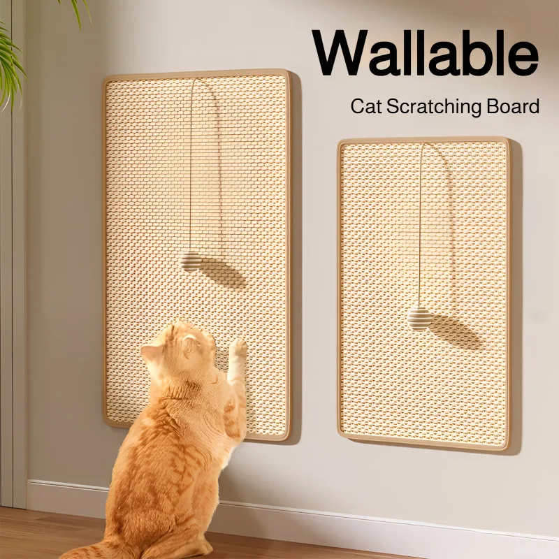 Cat Sisal Mat Furniture Wall Anti-Scratch Pad Cat Scratching Board for Paw Training