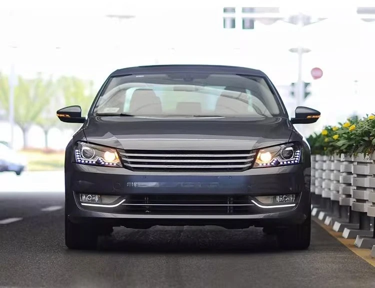 2Pcs Car Led Daytime Running Light Front Fog Lamp Yellow Dynamic Turn Signal For Volkswagen Passat 2011 2012 2013 2014 2015 detail image 14