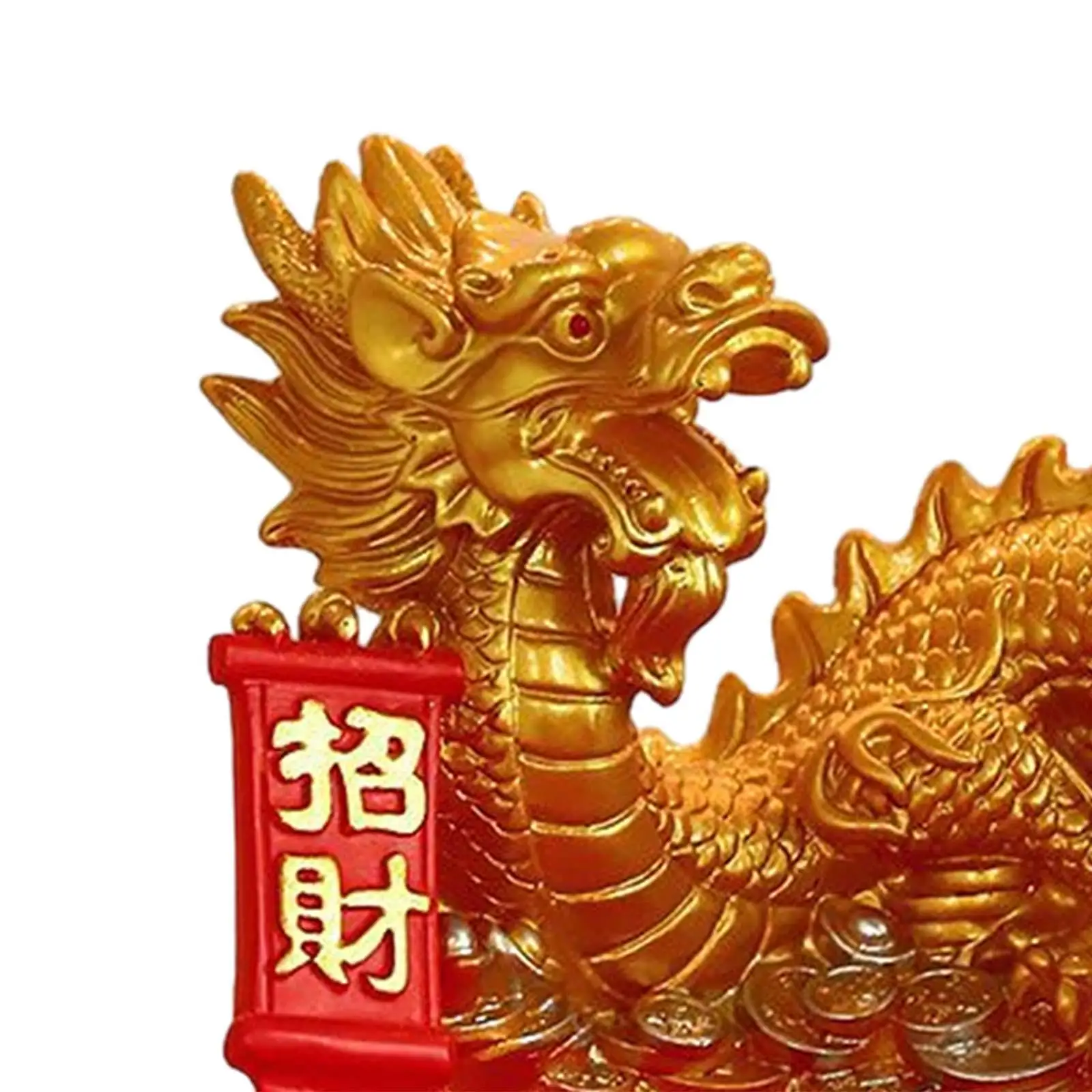 Dragon Fortune Bag Statue Bowl Money Bag Sculpture for Restaurant Office