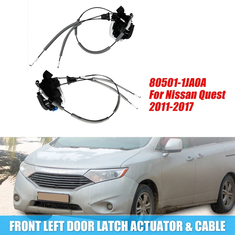 

1 пара, Замок передней двери для Nissan Quest 2011-2017