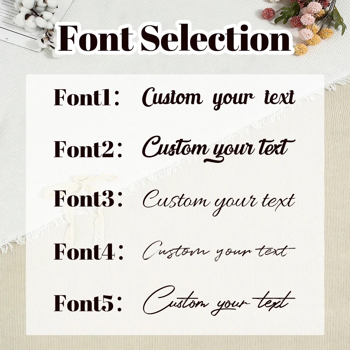 Personalized Custom Text Temporary Tattoos - Customizable Fake Tattoo Stickers