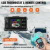 VEVOR Diesel Heater 12V Diesel Air Heater 8KW Diesel Parking Heater Remote Control w/LCD Switch for Car Trucks Motor-home Boat 5