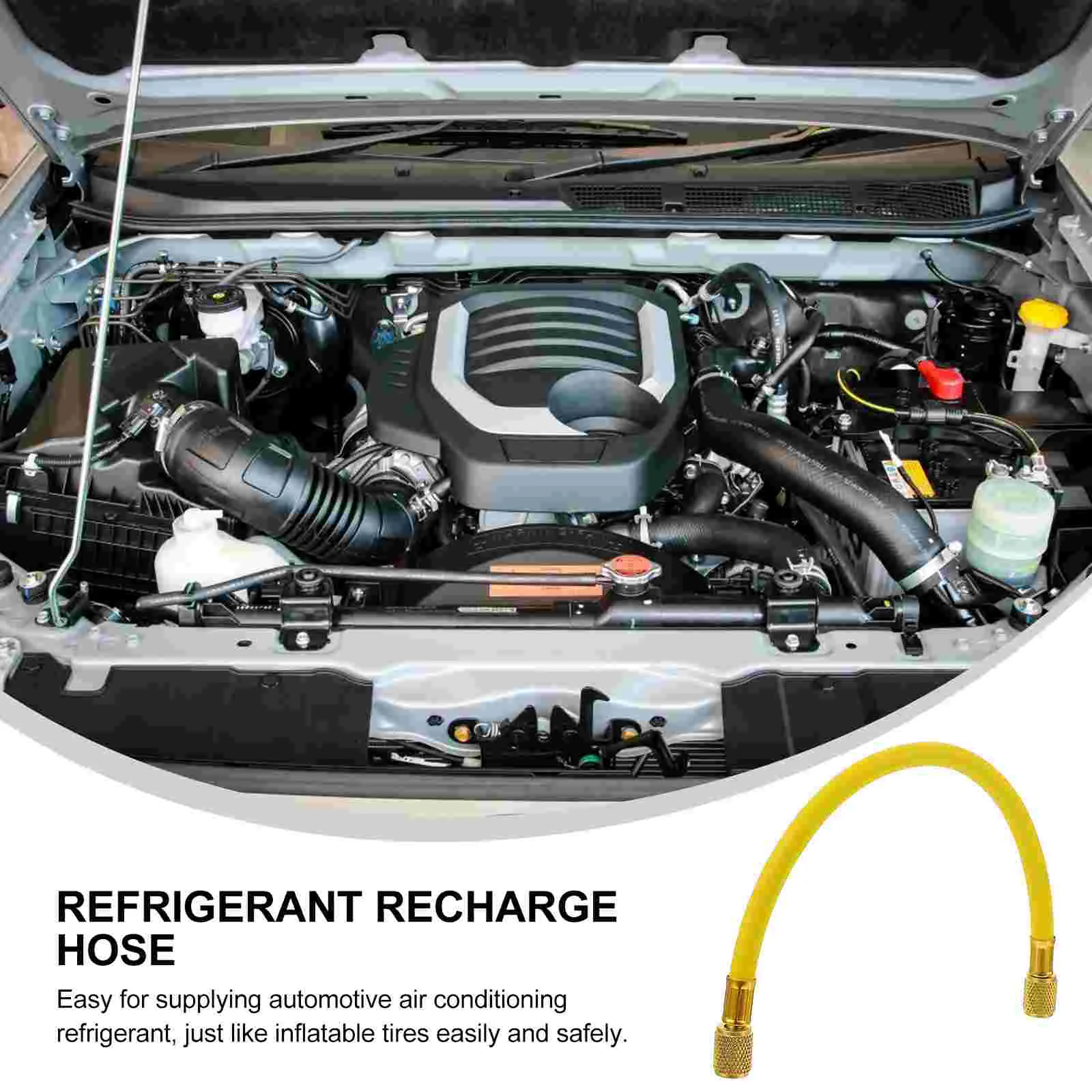 Fluoride Tube Refrigerant Filling Pipe Hose Air Conditioner Adding Copper Recharge