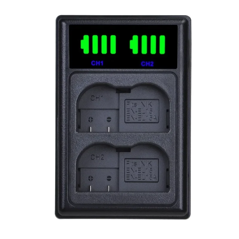 Nikon ENEL15 Dual Battery Charger with USB
