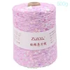 200 Colour 500g /1500M 100% cotton yarn 6mm+3mm special Sequin yarn  DIY garment accessories Rag doll Knitting yarn пряжа 1