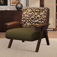 Modern Vintage Couch Living Room Luxury Nordic Single Lazy Living Room Sofas Ottoman Puff Sofa Wohnzimmer Living Room Furniture 1