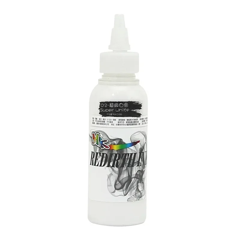 

Black Highlight White Large Bottle Tattoo Pigment Safety Tattoo Pigment Ink Dye