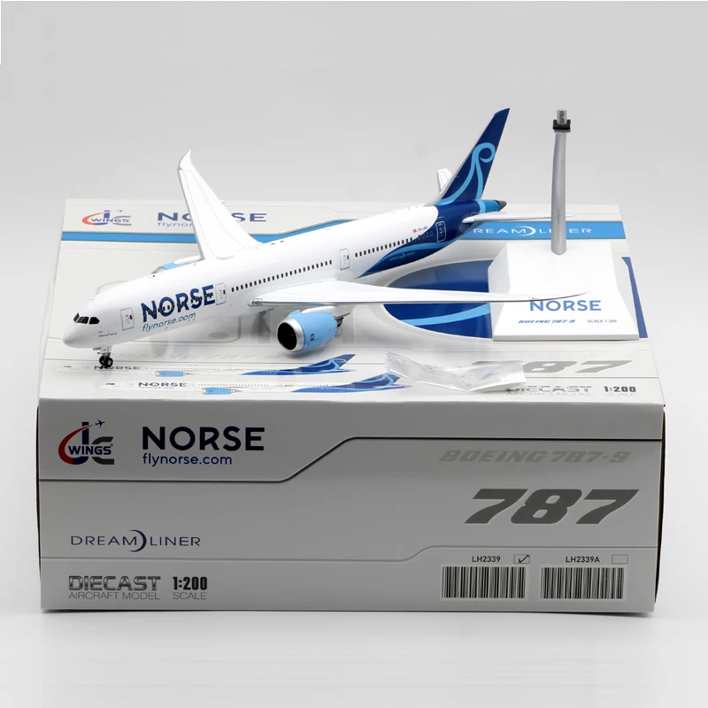 

Diecast 1/200 Scale Norse Aviation B787-9 LN-LNO Alloy Aircraft Model Collection Souvenir Display Ornaments