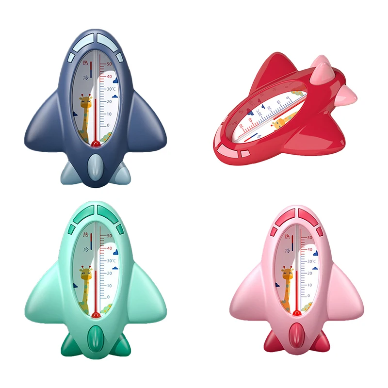 Shower thermometer Aircraft Baby Bath Shower Water Thermometer Safe Temperature Sensor for Babies Floating Waterproof Shower Thermometer