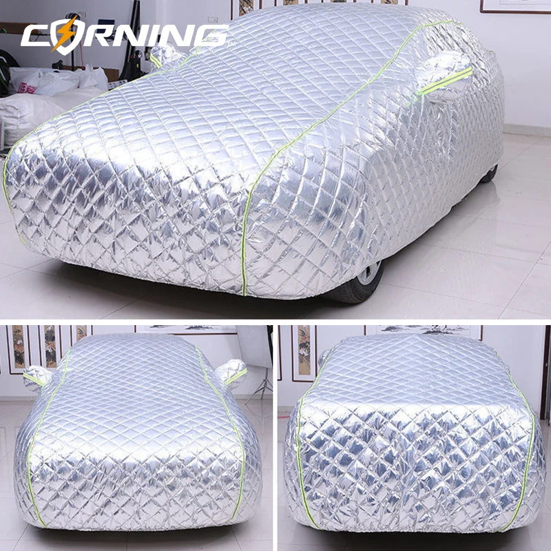 Housse voiture bache voiture extérieur Demi-Juste Universelle de Voiture,  Anti-Grêle, Imperméable, Pare-Soleil Extérieur, Auvent, Protection UV,  Anti-Poussière - AliExpress