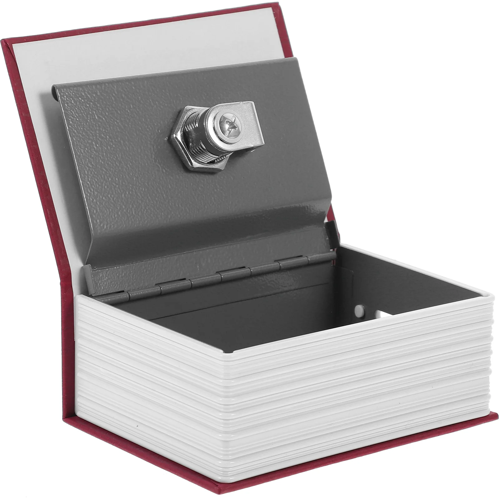 

Book-shape Coin Container Piggy Bank Coin Storage Jar Piggy Bank Safe Box with Lock