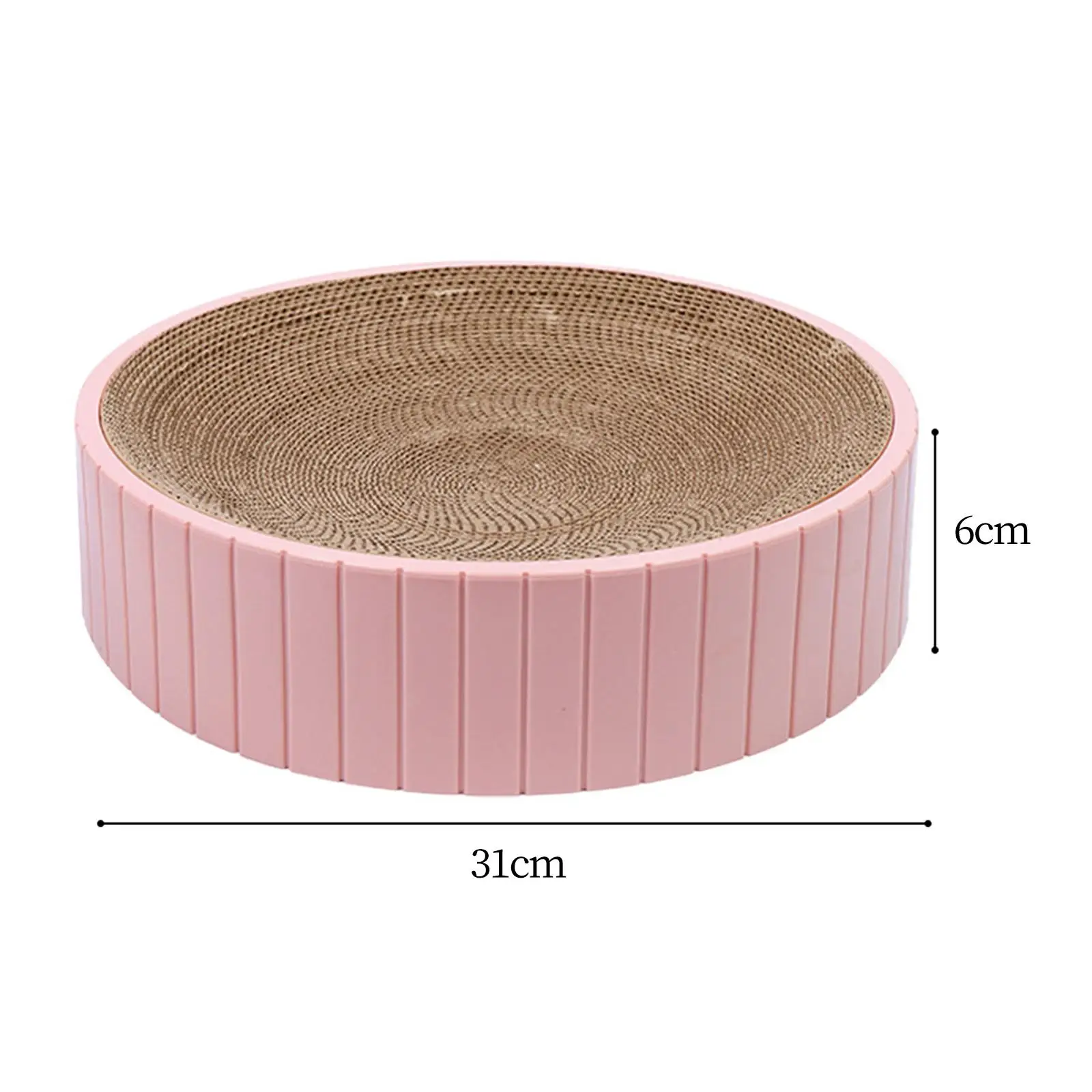 Round Cat Scratcher Bed 12.20Inchx12.20Inchx2.36inch Sofa for Pet Supplies