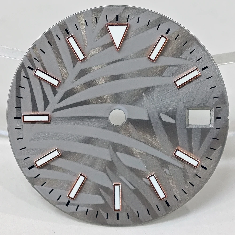 Green Luminous High-Quality Watch Face for Date Series, 28.5mm Dial