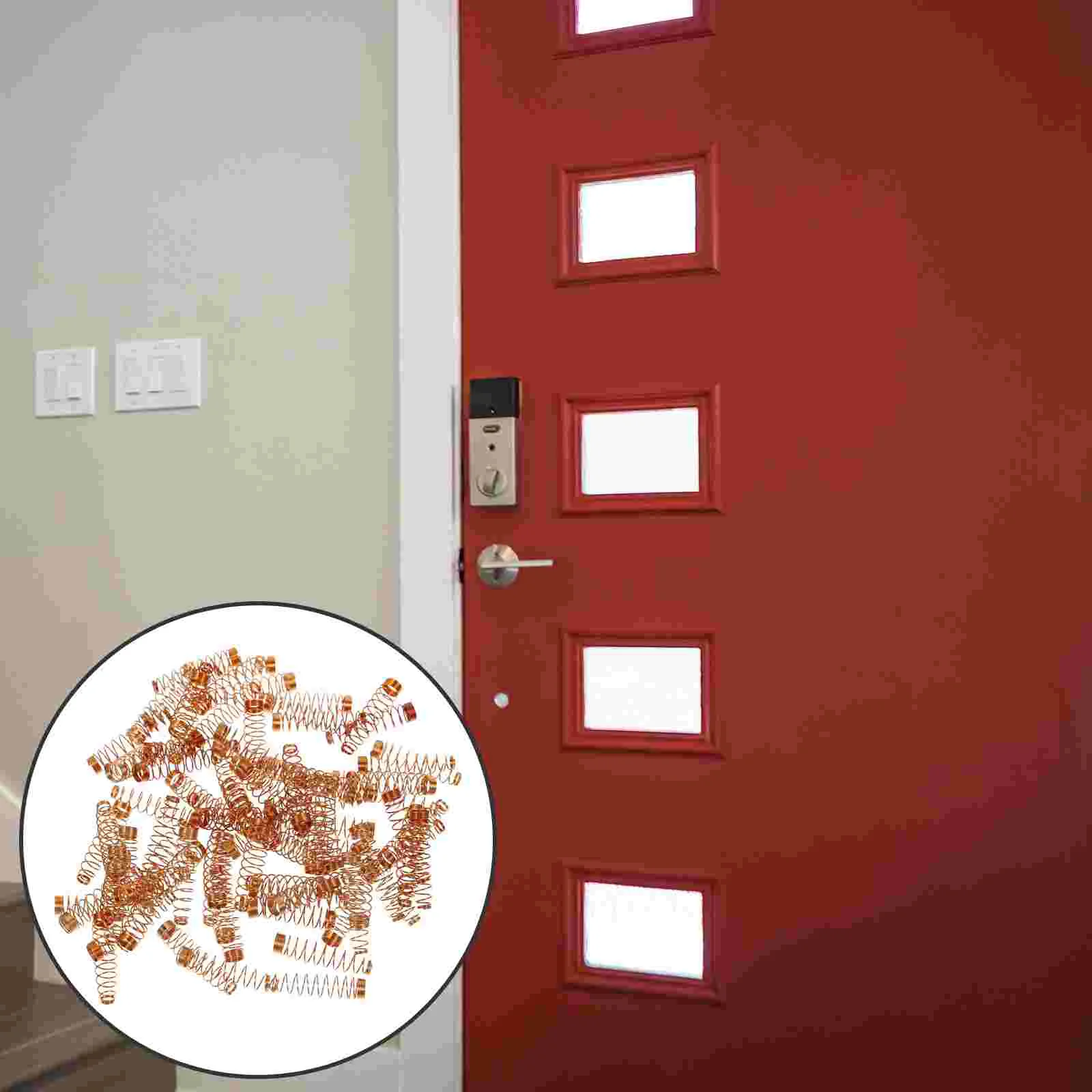 

90 Pcs Sprung Mini Spring Metal Compression Springs for Crafting Mechanical Small Copper