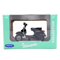 Welly 1:18 2016 Vespa PX 125 Modèle de moto en alliage moulé sous pression avec roues rotatives flexibles, jouet pour homme, objet de collection 6