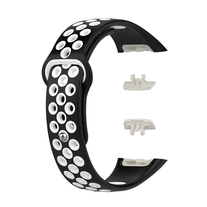 20 Colors Silicone Strap for Huawei Band 6/Honor Band 6 Breathable Replacement Double Color Bracelet for Huawei Band6 Strap 