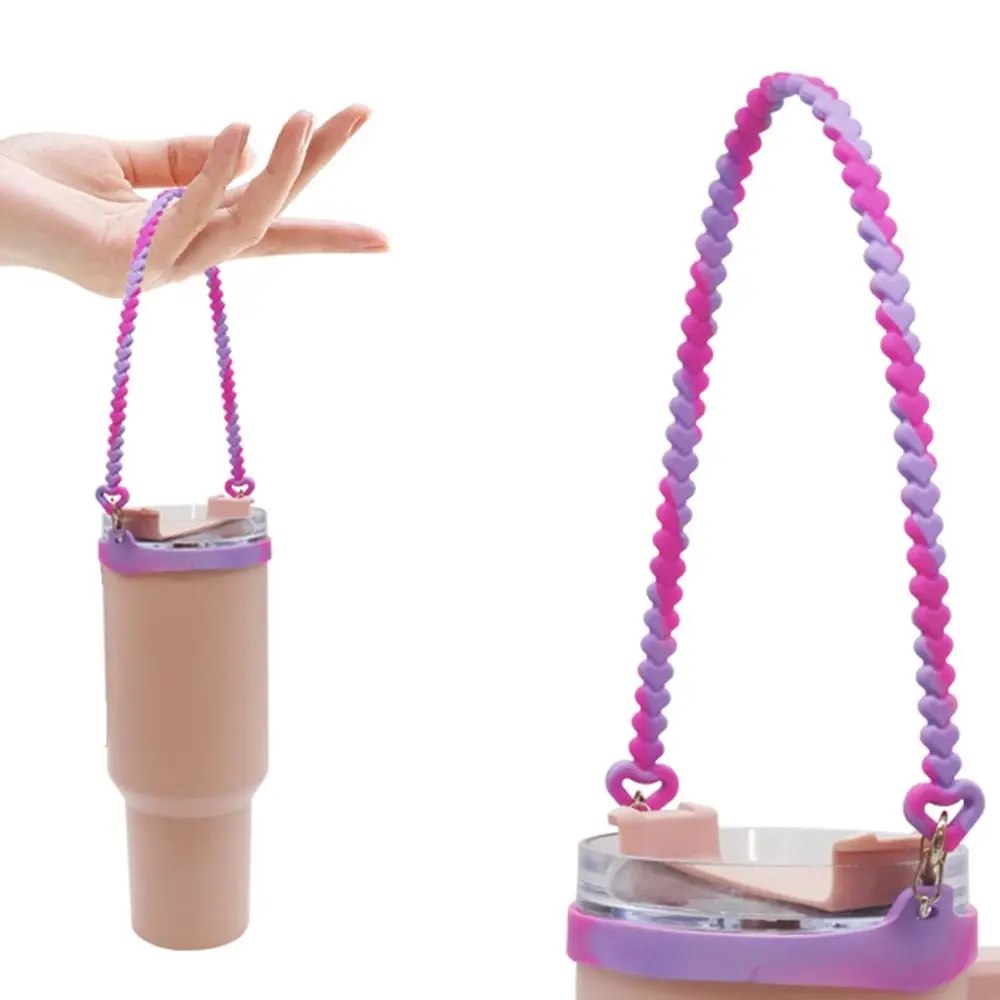 Silicone Water Bottle Carrier Holder Strap Anti Slip