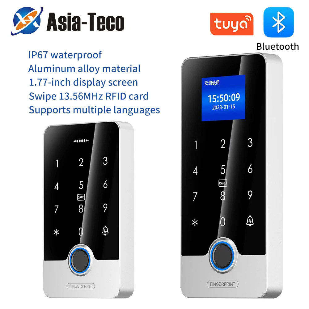 Tuya Bluetooth Door Access Control System IP67 Waterproof Metal