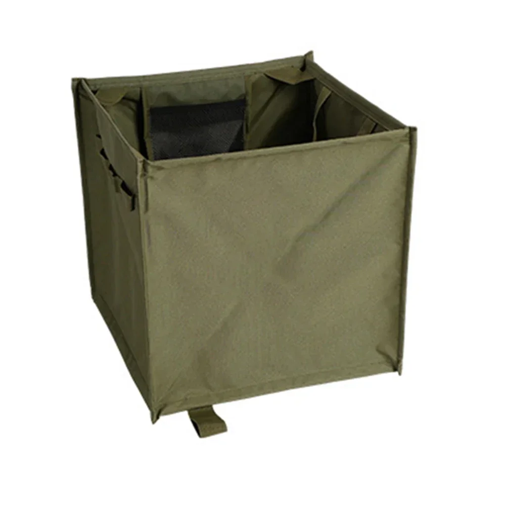 Space Efficient Outdoor Trash Management Tool Lightweight Collapsible Storage Basket Made of 600D Oxford Cloth