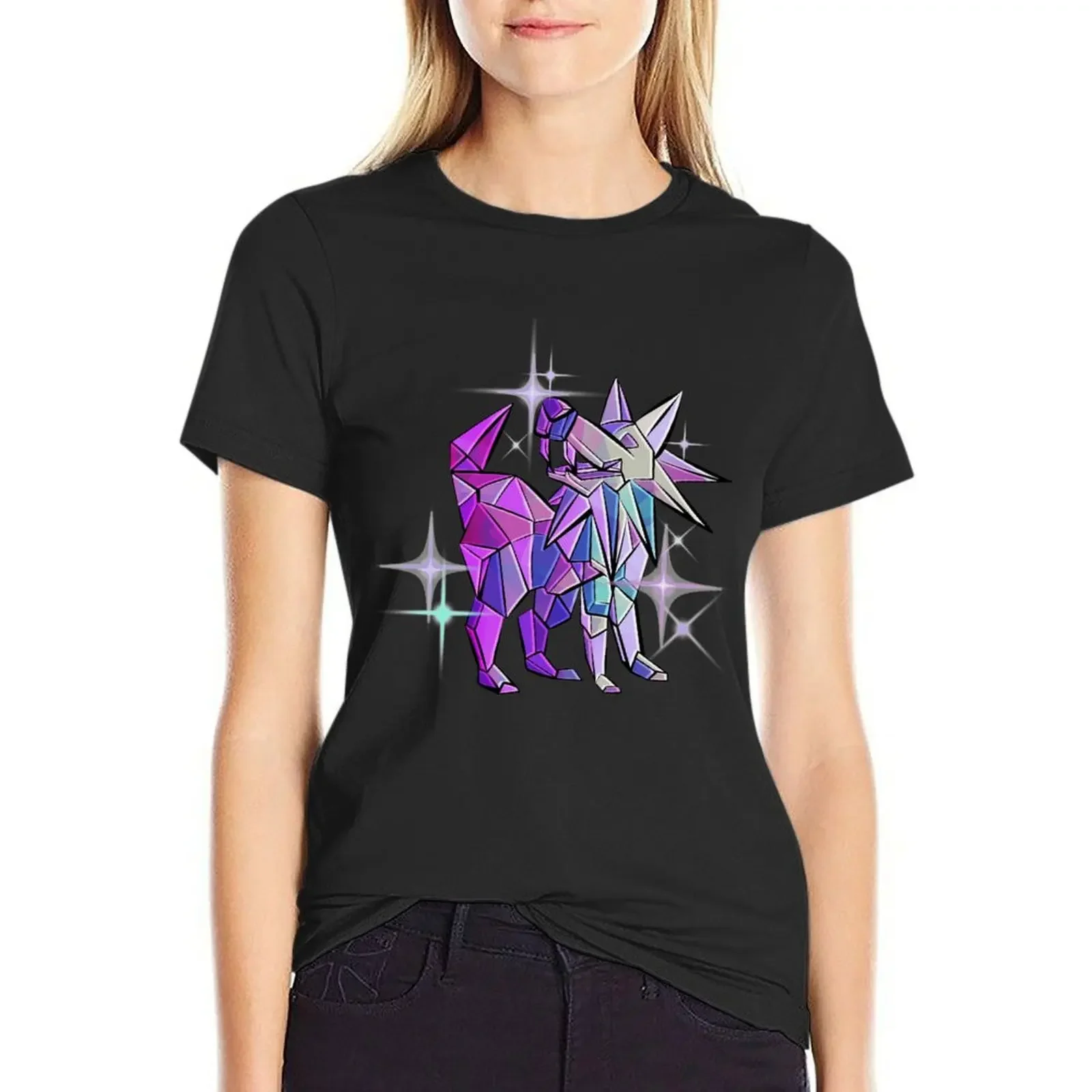 

Diamond Dog T-Shirt lady clothes korean fashion western t-shirt dress for Women