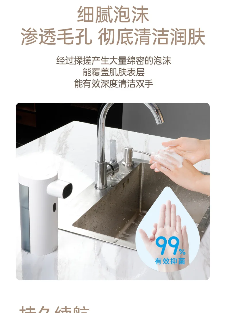 Description Picture 5 of itemIconic Brand Automatic Inductive Soap Dispenser Foam Washing Phone Smart Hand Washing Soap Dispenser  Soap Dispenser Washing