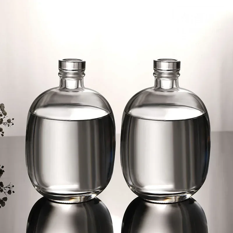Clear/Matte classical party home lead-free glass bottle wine decanter barware whiskey decanter set wine aerator decanter