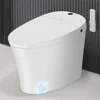 Smart Toilet One Piece Bidet Toilet for Bathrooms Modern Elongated Toilet with Warm Water Dual Auto Flush Foot Sensor Operation 1