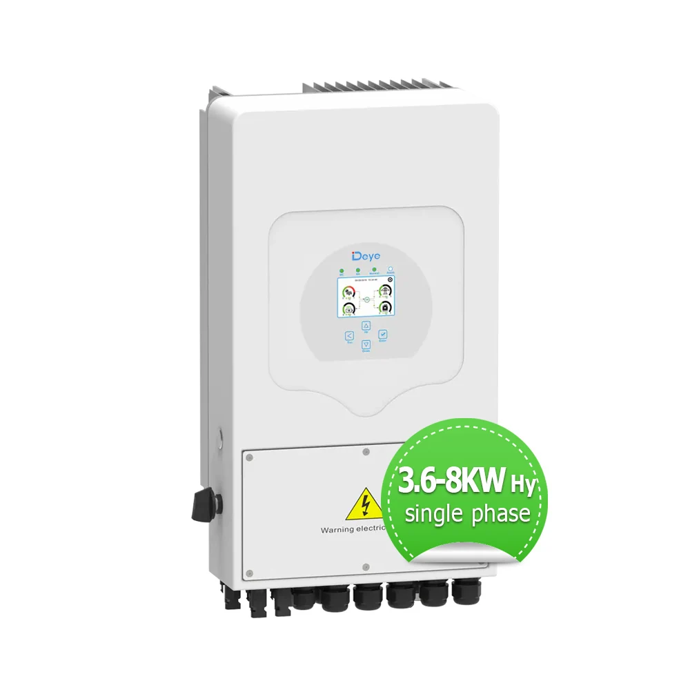 

Deye 3.6KW 5KW 8KW Hybrid Inverter 8 KW Hybrid Grid Tie Inverter Hybrid Inverter 8000W