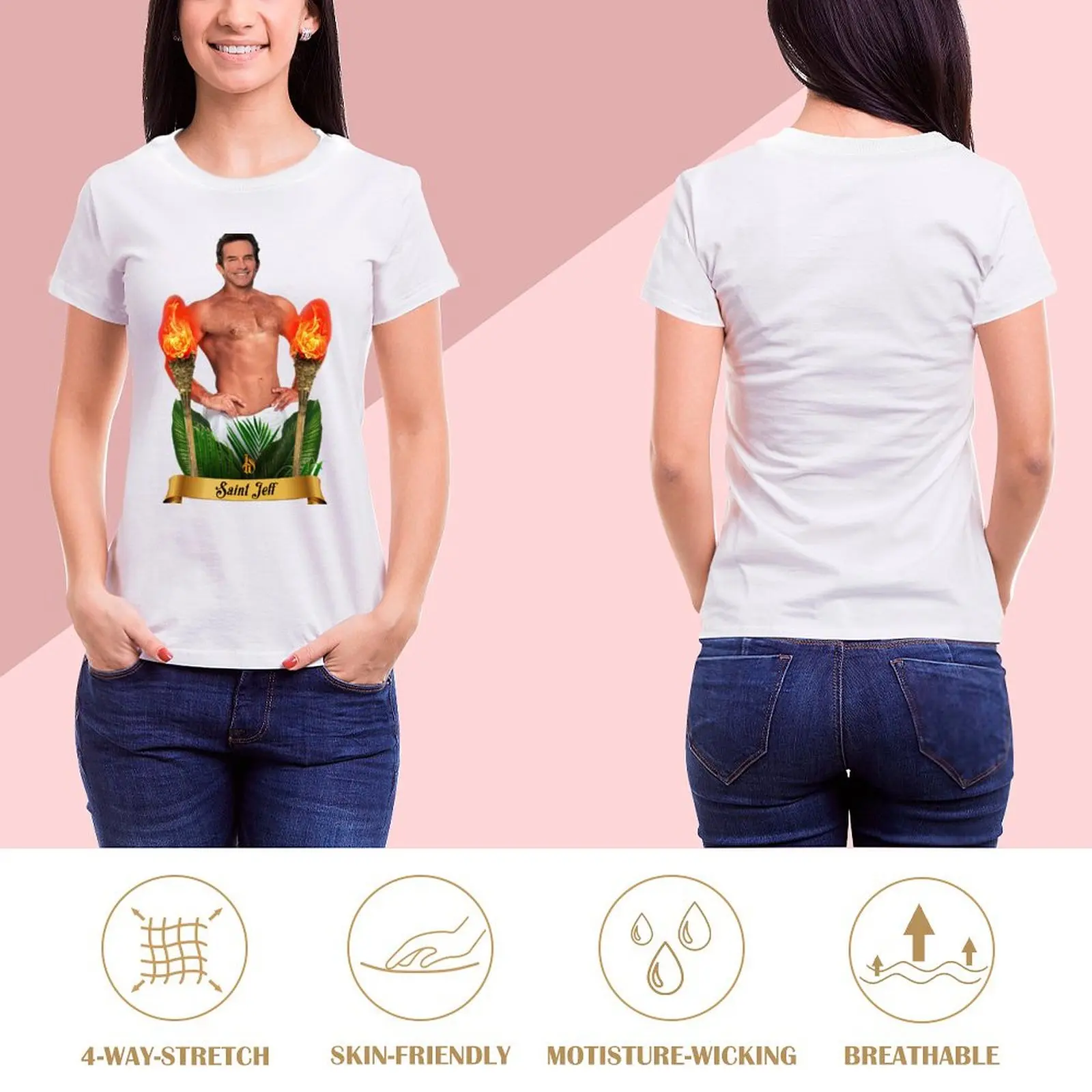 Фото Женская футболка с коротким рукавом Saint Jeff Probst №5