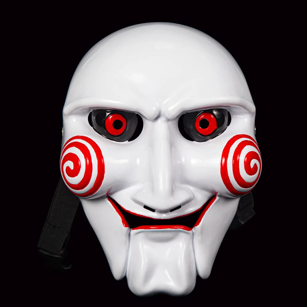 Chainsaw-Themed PVC Horror Mask for Halloween and Cosplay Events