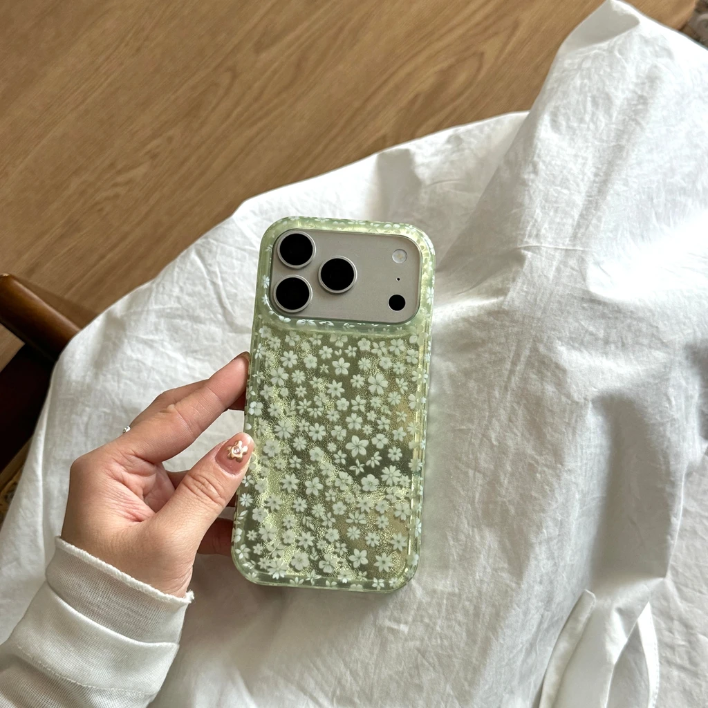 Spring Day Floral Shockproof Protective Phone Cover Case