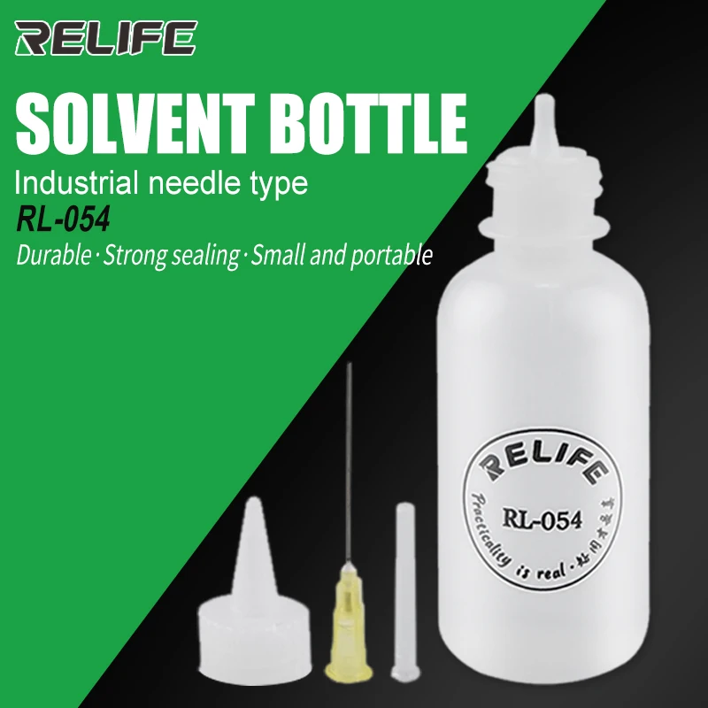 

RELIFE RL054 50ml Empty E-liquid Plastic Rosin Bottles with Needles Dispensing Alcohol Colophony Oil Bottle