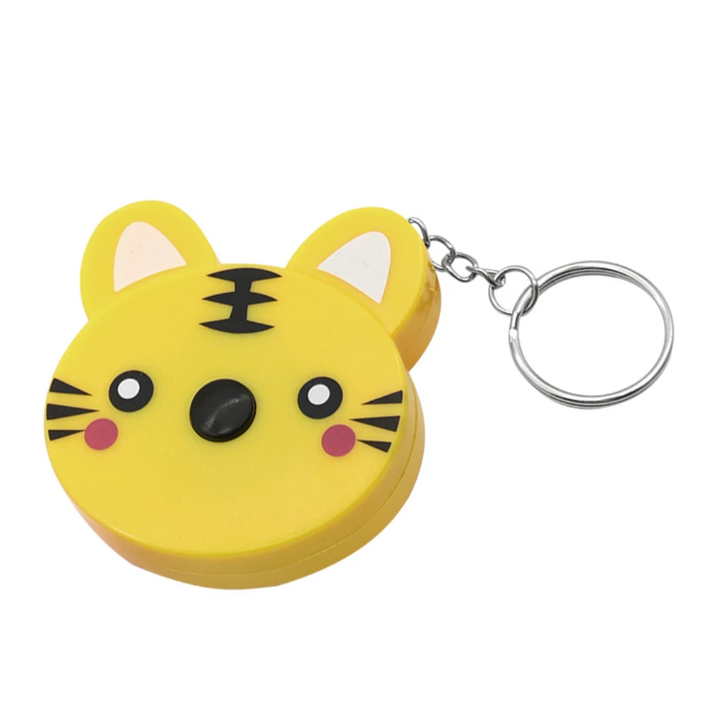 

Cartoon Tape Measure 0-150cm 0-60 Inch Mini Portable Cute Animal Shape Key Ring Automatic Tape Measure Panda Frog Piggy Tiger