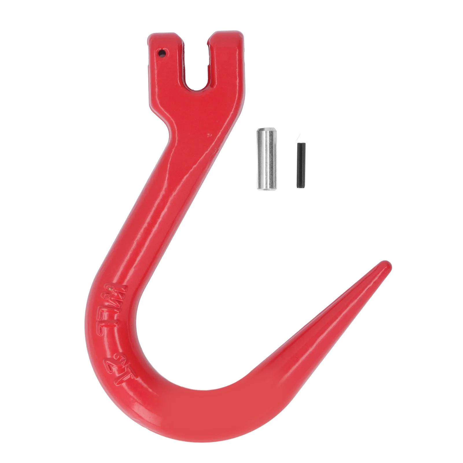 Crane Hoist Hook Alloy Steel Large Opening Lifting Hook 2T Bearing Slide Lock Crane Hoist for Construction Engineering