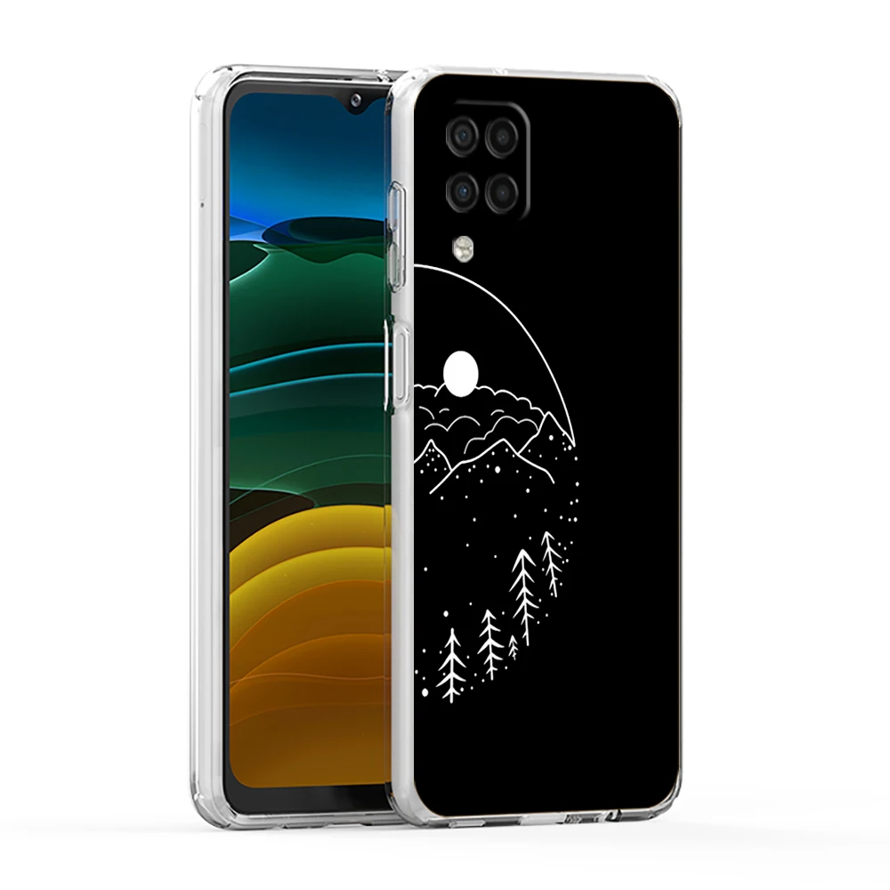 Couple Cartoon Sun & Moon Aesthetic Phone Case Cover