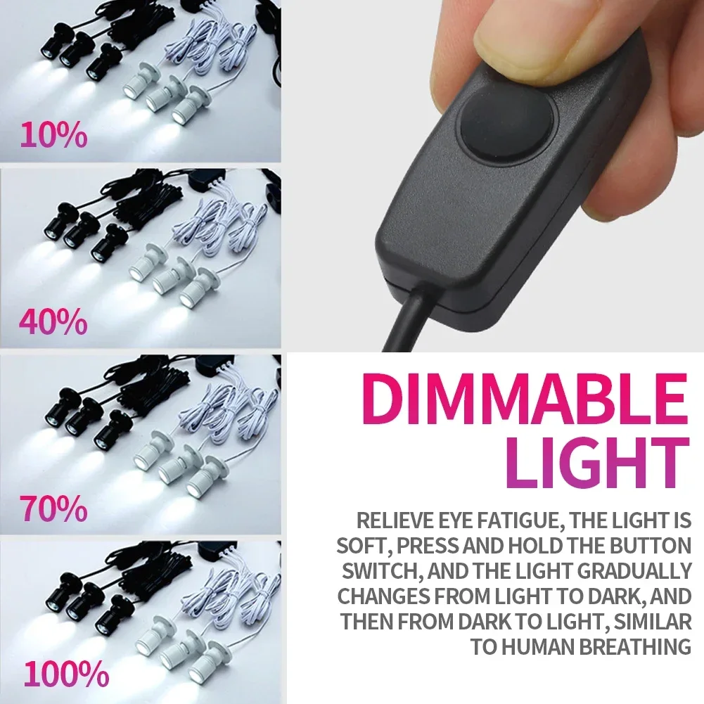 Dimmable 1W Led Cabinet Mini SpotLight USB 5V Downlight for Model Display Counter Wine Cabinet Garage Kit Exhibition Case Shelf