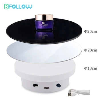 BFOLLOW 13cm/20cm Electric 360° Rotating Display Turntable 1