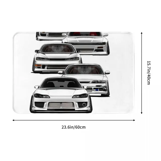 Generációk A Nissan S-Chassis Silvia Doormat Szőnyeg Szőnyegfürdő-Fürdősző - Image 3