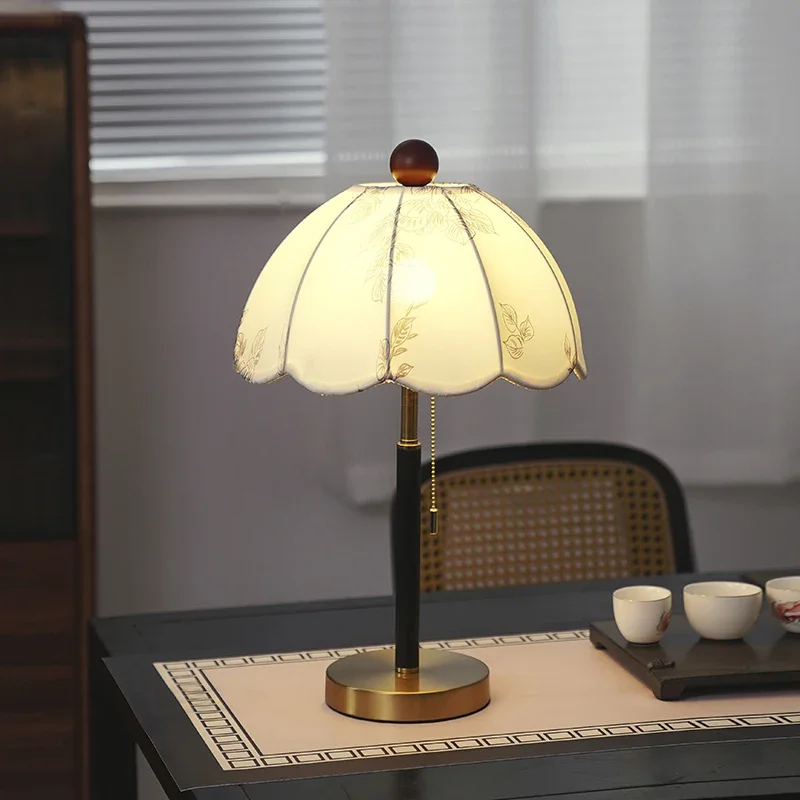 TYLA Contemporary Table Lamp Retro Creativity Living Room Study Villa Hotel Bedroom LED Bedside Desk Light