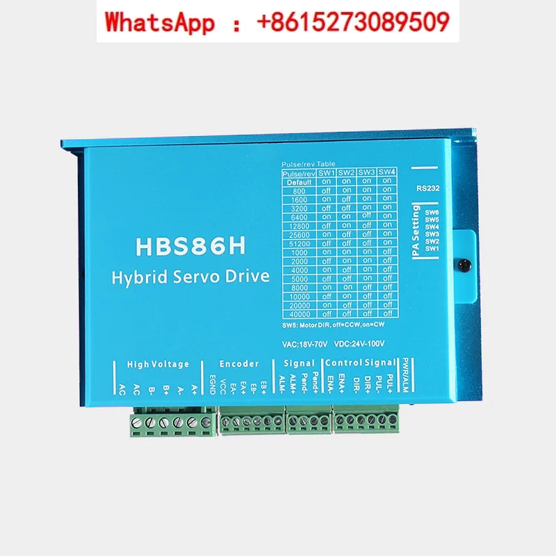 

Гибридный сервопривод HBS86H VAC18-70V VDC24V-100V 86 с замкнутым контуром